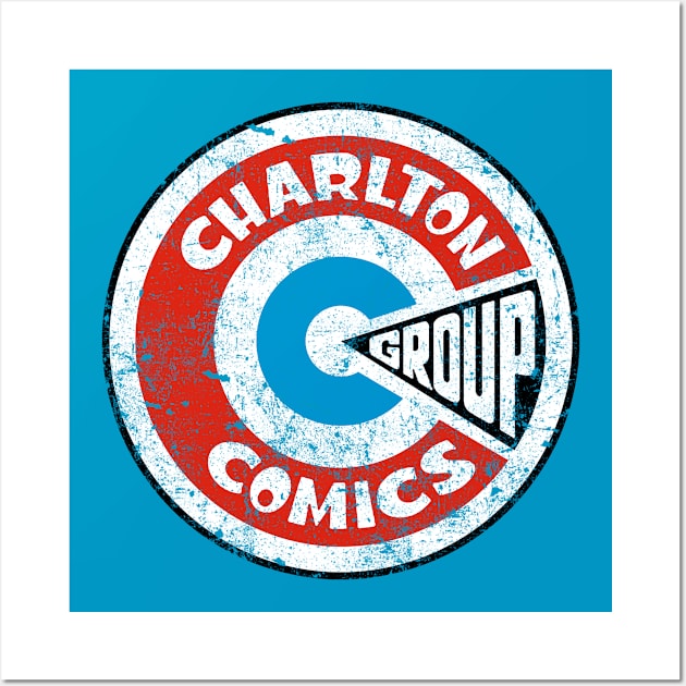 Charlton Comics Distressed Wall Art by tonynichols